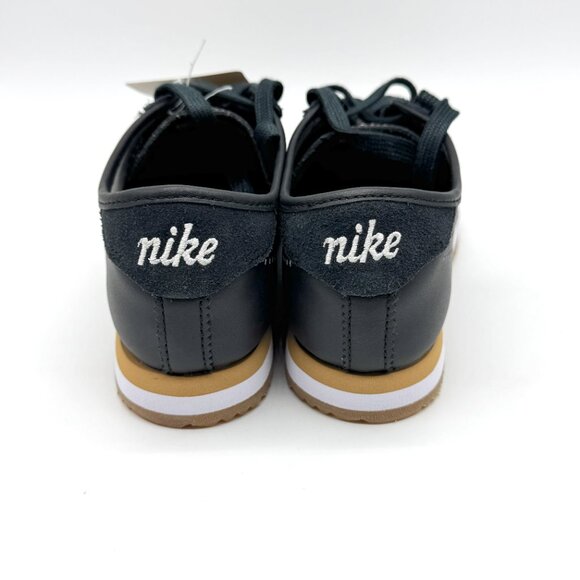 New Nike Women Nike Womens Cortez Leather Black Gum Shoes Sz 5.5 New Sneaker HQ1841-002